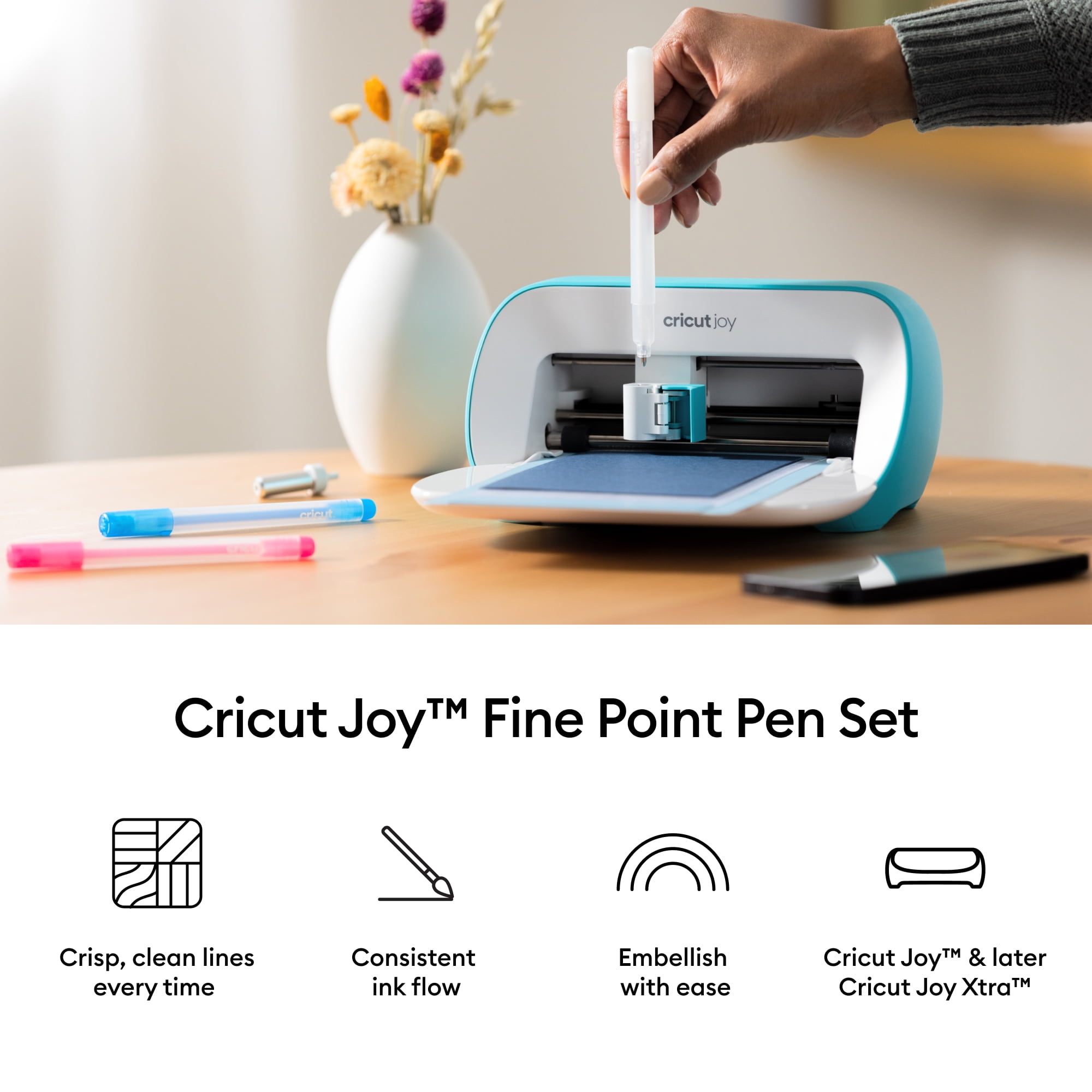 Cricut Joy™ Extra Fine Point Pens 0.3, Black (3), Extra Fine Point,Black