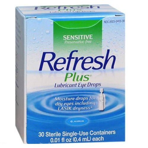 Refresh Plus Lubricant Eye Drops Moisturizing Relief 4 Boxes Walmart