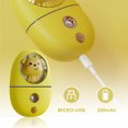 thumbnail image 4 of Advancent Mini rociador de agua para la cara, portátil, de mano, para mujer, vaporizador Facial, 35ml, atomizador hidratante automático, cuidado de la Humidificadores Amarillo Advancent HA007734-04B, 4 of 6