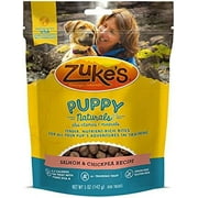 Zuke's Puppy Naturals Puppy Treats Salmon and Chickpea Recipe - 5 Oz Bag