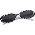 thumbnail image 1 of Mini Retro Vintage Ultra Estrecho Oval Redondo Flaco Ojo de Gato Gafas de sol Clout Goggles Zhivalor LRWJ469-2, 1 of 4