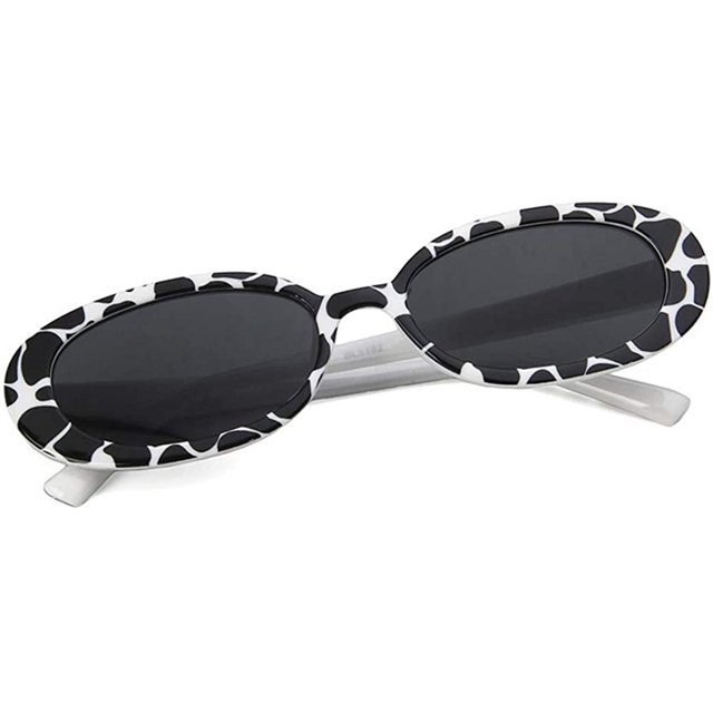 Mini Retro Vintage Ultra Estrecho Oval Redondo Flaco Ojo de Gato Gafas de sol Clout Goggles Zhivalor LRWJ469-2