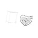 thumbnail image 5 of Mesita de noche de acrílico,Mesa auxiliar de acrílico transparente Mesa auxiliar transparente en capas,Mesa pequeña de acrílico,mesita de noche pequeña,compacta,Reloj de pared,Reloj de, 5 of 8