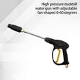 thumbnail image 4 of Car Wash Nozzle with Adjustable Spray Modes Straight Umbrella Mist 360° Rotation Non-Slip Grip for Cars Motorcycles Gardens 13.77 in x 9.84 in x 1.57 in, 4 of 7
