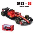 thumbnail image 1 of 1:43 2023 Ferrari SF23 Monza #16 #55 F1 Racing Formula Car Static Simulation Diecast Alloy Model Car 2023 SF23 55, 1 of 6
