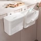 thumbnail image 4 of RKSTN trash can Kitchen Garbage Cans New Wall Hanging With Lid Clamping Special Household Kitchen Hanging Sanitary Bucket Toilet Trash Cans, 4 of 6