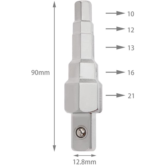 Llave de extremo abierto para radiador de 1/2 pulgadas, herramienta manual multifunción de cabeza cuadrada, suministros para el hogar, se adapta a la mayoría de las válvulas de radiador doméstico de 10-21mm LingWen 8390612712449