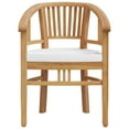 thumbnail image 3 of vidaXL 7 Piece Garden Dining Set Solid Wood Teak, 3 of 5