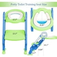 thumbnail image 5 of Portable Baby Toddler Soft Toilet Chair Ladder Kids Adjustable Safety Potty Training Seat with Soft Cushion and Non-Slip Wide Steps for Girls and Boys, 5 of 11