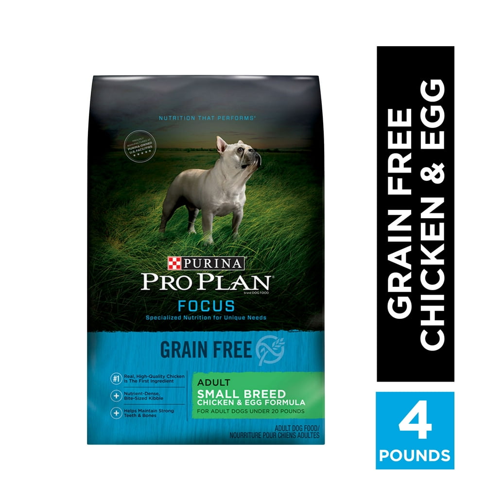 Purina Pro Plan Grain Free Small Breed Dry Dog Food FOCUS Chicken & Egg