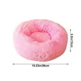 thumbnail image 3 of AuroraX Cute Cat Dog Bed Washable Small Self Warming Luxury Pet Bed Mat Anti-Slip Soft Cozy Long Plush Winter Feece Cat House Bed for Indoor Cats Kittens and Small Dogs(Pink), 3 of 6