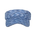 thumbnail image 2 of ZQUUVOU Sports Sun Visor Hats for Men Women Printed Adjustable Lightweight Packable Cooling Empty Top Visor Hat Tennis Golf Blue, 2 of 3