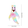 thumbnail image 3 of JWshufel Halloween Decorations Outdoor Ghost Windsocks with Led Lights for Spooky Yard and Porch Decor Reusable and Weather Resistant Halloween Party Supplies 39.4x19.7in White, 3 of 6