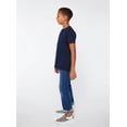 thumbnail image 4 of Youth Fine Jersey Tee, XS, Granite Heather, 4 of 5