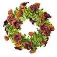 thumbnail image 2 of St Patrick’s Day Green Wreath 14.2 In, Artificial Shamrock Door Or Wall Decor For Indoor Outdoor Use, Gold Accent, Fade Resistant, Seasonal Entryway Highlight, Gift Ready, Easy Hang, 2 of 7