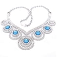 thumbnail image 5 of 4 Piece - Blue Jewelry Set - Costume Accessory, 5 of 5