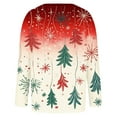 thumbnail image 3 of Christmas Sweaters for Women Holiday Graphic Button Down Open Front Comfy Cardigan Loose Fitted Long Sleeve Crewneck Knitted Merry Sweatshirts, 3 of 3