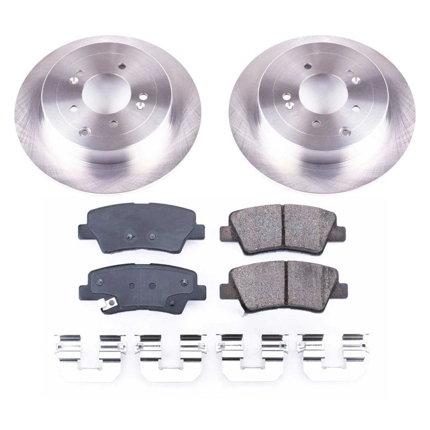 PowerStop Rear Stock Replacement Brake Pad and Rotor Kit Fits: HYUNDAI KIA Select Models KOE7729