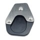 thumbnail image 4 of Almohadilla de placa de extensión de caballete lateral para Negro Cola  almohadilla del soporte de la motocicleta, 4 of 7