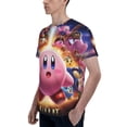 thumbnail image 6 of Unisex Kirby 3d Graphic Print Shirts For Mens Womens Casual Short Sleeve Tee Shirts Top, 6 of 7