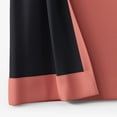 thumbnail image 4 of Mainstays Kids Pink Solid Blackout Rod Pocket with Back Tabs Curtain Panel Pair, Set of 2, 30" W x 84" L, 4 of 5