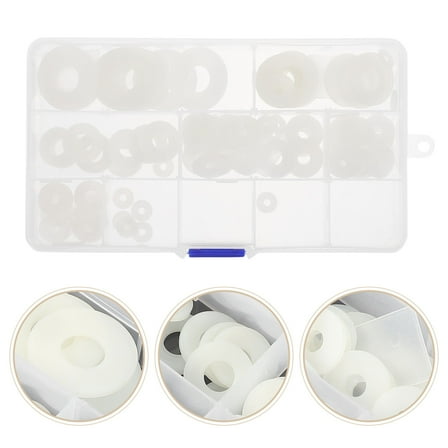 Niceauty Anti Leak Sink Gasket Plumbing Washers Rubber 110Pcs