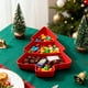 thumbnail image 1 of 2 Bandejas de Frutas con Forma de Árbol de Navidad y 3 Compartimentos, Ideales para Decorar Las Fiestas., 1 of 6
