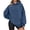 oversized hooded pullover - Navy, variant on uvwlwu Womens Cargo Sleeve Pocket Oversized Hoodie Long Sleeve Kangaroo Pocket Soft Street Cargo Fall Winter Casual Pullover Sweatshirt,L