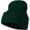Green, variant on 12 Inch Long Knitted Beanie - Dark Green OSFM