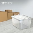 thumbnail image 4 of Life Story 55 Qt Stackable Storage Bin, Light Duty Lidded Container, Clear, 12 Pack, 4 of 9
