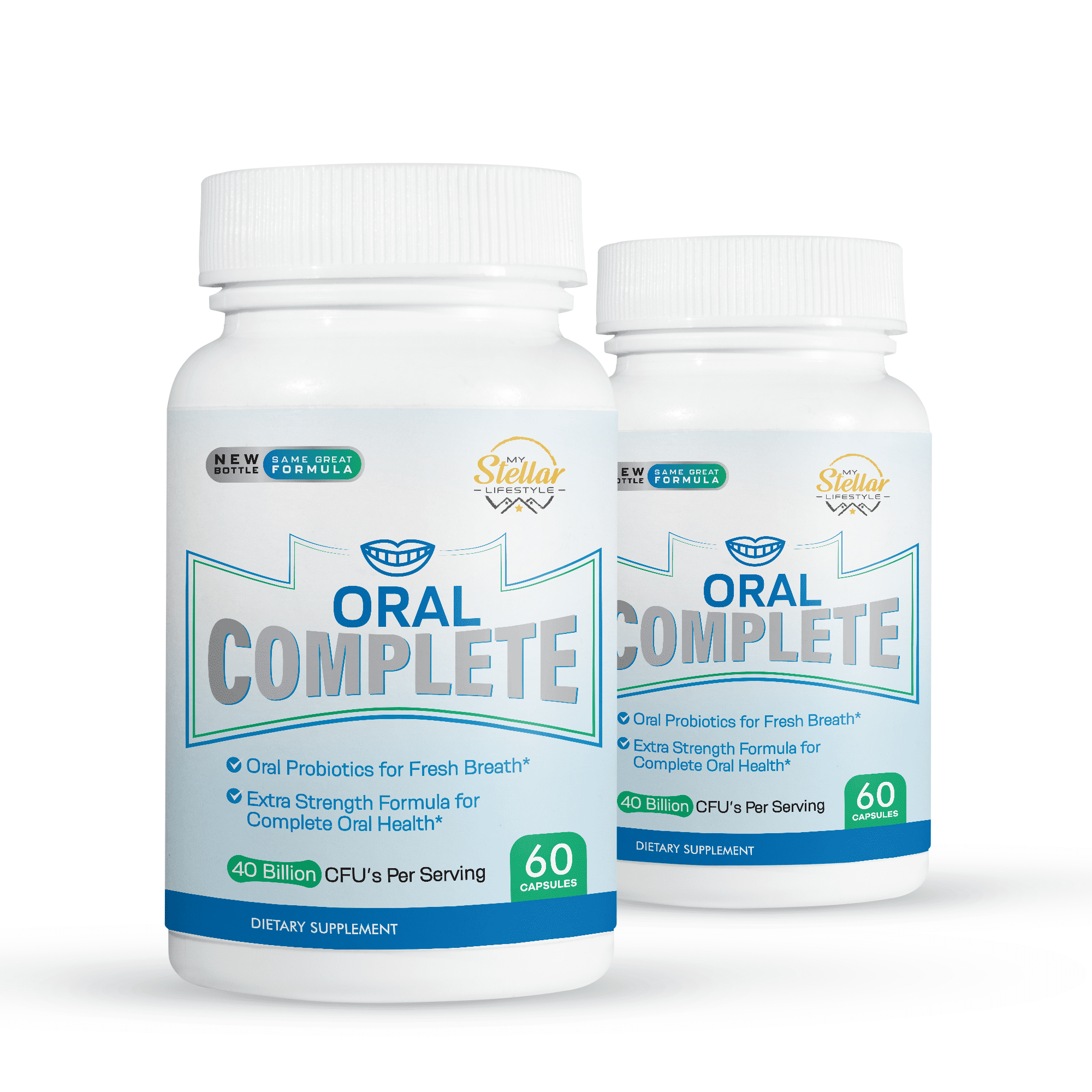2 Pack Oral Complete, oral probiotics for fresh breath60 Capsules x2
