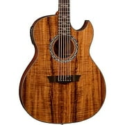 Dean Exhibition thin Body Acoustic-Electric Guitar w/Aphex Koa