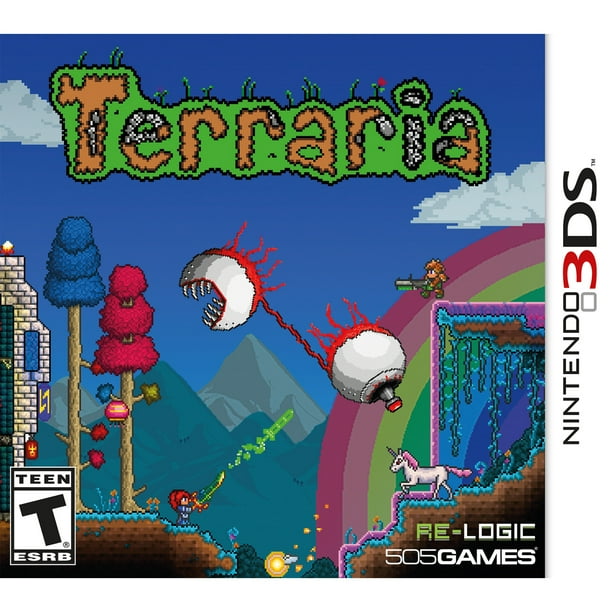 Terraria 505 Games Nintendo 3ds Refurbished Preowned Walmart Com Walmart Com