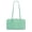 Green, variant on Nylon Bowler Bag for Women, Large Hobo Shoulder Tote Bag Lightweight Casual Handbag for Work, Travel & Daily Use