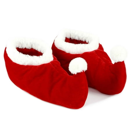 Holiday Time 12 Inch Red Elf Shoe Covers - Walmart.com