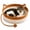 Khaki, variant on OYPGUE Cat Scratcher Bowl Bed, Round Woven Scratch Pad with Cat Ear Design