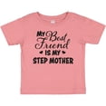 thumbnail image 3 of Inktastic My Best Friend is My Step Mother with Hearts Boys or Girls Baby T-Shirt, 3 of 5