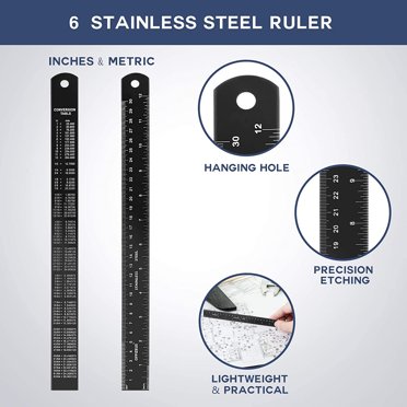 Metal Clipboard Cyleibe Architectural Scale Ruler, Aluminum Triangular Ruler Metric 1:20, 1 Graph Paper