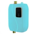 thumbnail image 1 of Chauffe-eau Électrique Instantané 3000W/3500W 110V, Coque en Acier Inoxydable Sans Réservoir avec Prise US, Température Réglable 20-50°C (Commutable Fahrenheit/Celsius), Étanche IPX4, pour, 1 of 6