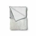 thumbnail image 2 of Abstract Soft Flannel Fleece Throw Blanket, Brickwork Concrete Room with 3 Ceiling Lamps Modern Minimalistic Design, Cozy Plush for Indoor and Outdoor Use, 50" x 70", Black and White, by Ambesonne, 2 of 6