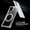 thumbnail image 6 of Decase for Samsung Galaxy S24,Galaxy S24 Clear Case Military Grade Shockproof Cover Compatible with Mag-Safe Slim Hybrid Rugged Cover Case for Samsung S24,Clear, 6 of 8
