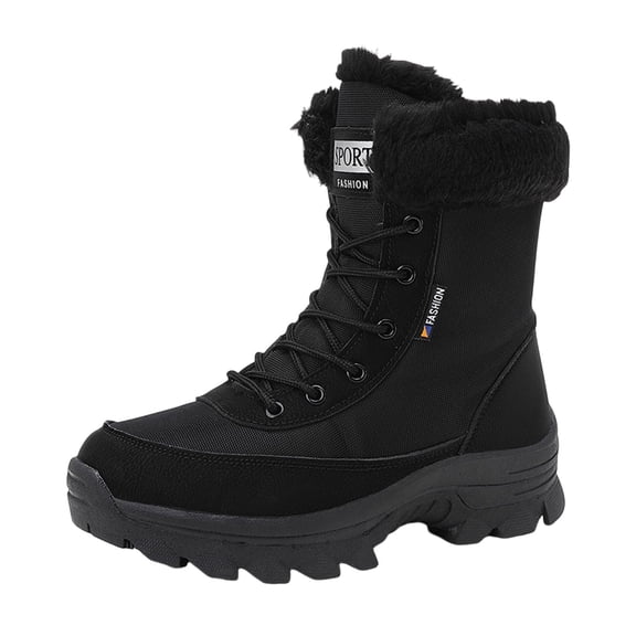Winter Snow Boots Women Warm Lined Snow Boots Anti- Hiking Boots Insulated Outdoor Boots for Walking Work