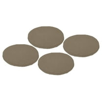 Uxcell 4 Pcs Polyester Round Bar Stool Covers Fit 11"- 14" Seat Cushions for Chairs Stool Slipcovers Coffee