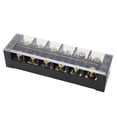 thumbnail image 2 of Terminal Strip Block 100A 600V Large Current Easy Wiring Ground Circuit Terminal Block 6 Positions, 2 of 5