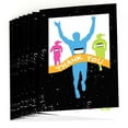 thumbnail image 2 of Big Dot of Happiness Set the Pace - Running - Track, Cross Country or Marathon Party Thank You Cards (8 Count), 2 of 6