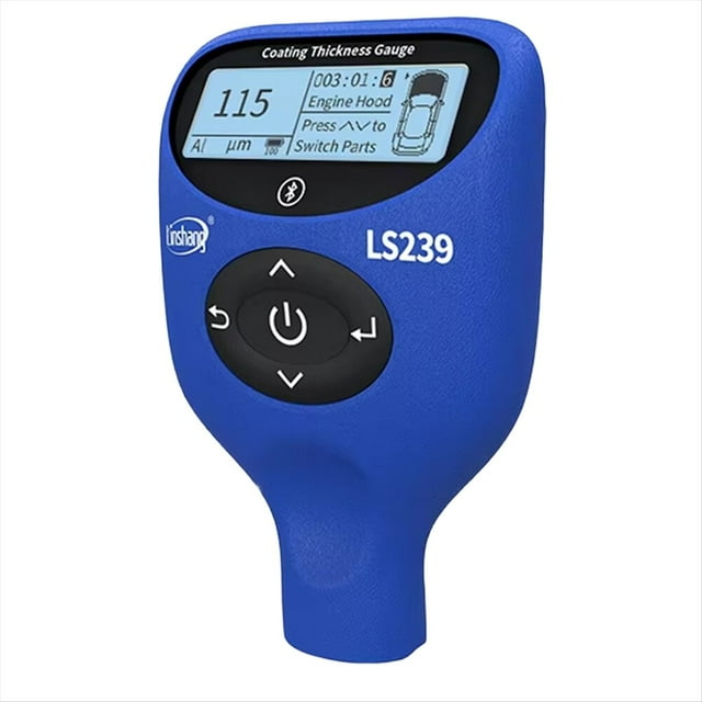 Medidor de Espesor de Revestimiento Profesional LS239 de 0,0 A 5000 Μm, Probador de Pintura para Automóviles de Alta Precisión.