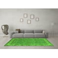 thumbnail image 3 of Ahgly Company Indoor Rectangle Oriental Green Traditional Area Rugs, 2' x 5', 3 of 4