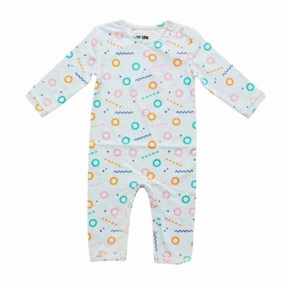 Ola! Otter Infant Full Sleeve Romper | Organic Cotton | Comfortable Everyday Baby Wear| Cozy Baby Sleep  Play Romper