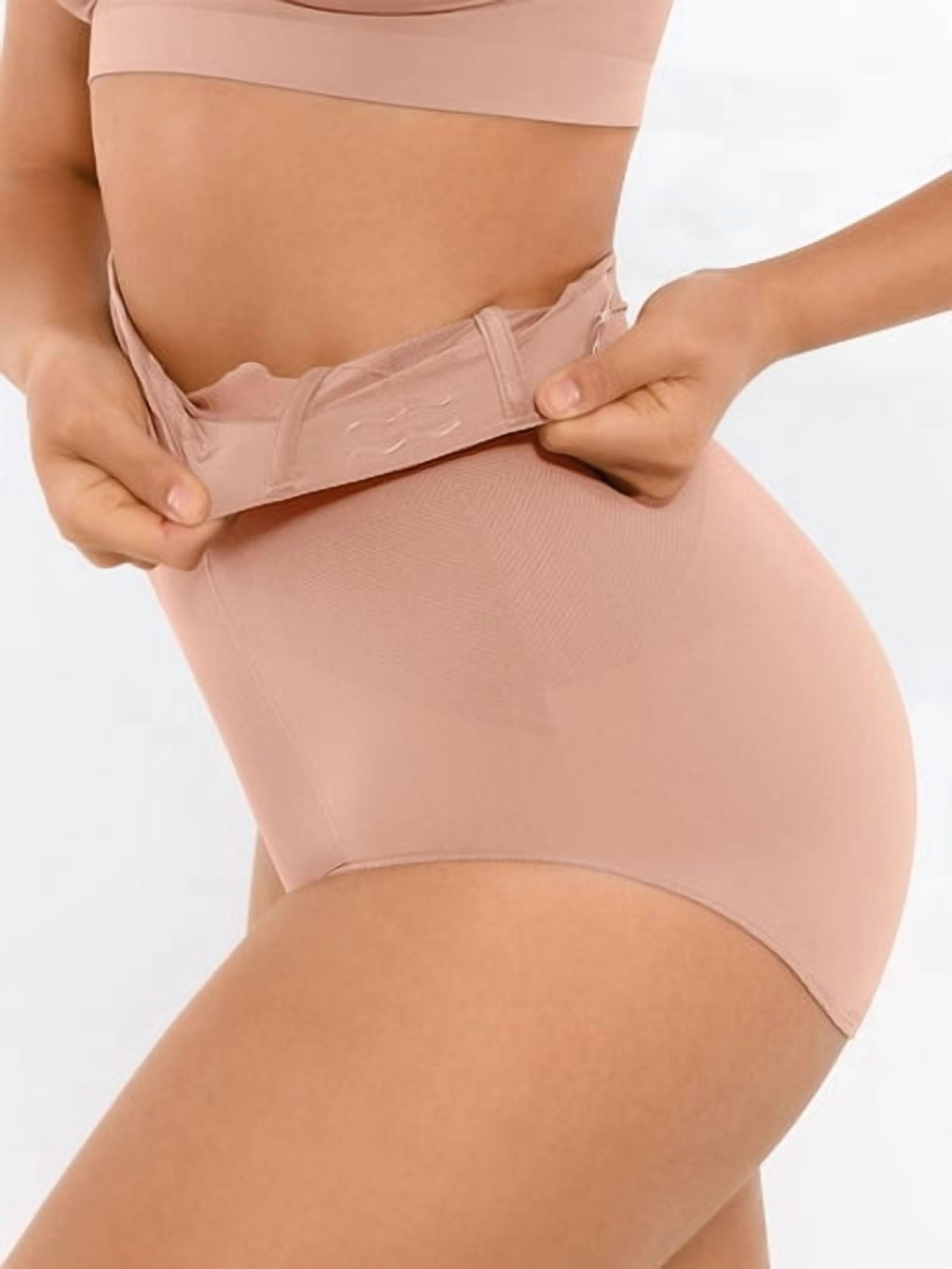 FeelinGirl Women's High-Waisted Tummy Control Seamless Shapewear Briefs, Sizes XS-4XL