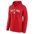 thumbnail image 2 of Women's Fanatics Red Maryland Terrapins Campus Pullover Hoodie, 2 of 3